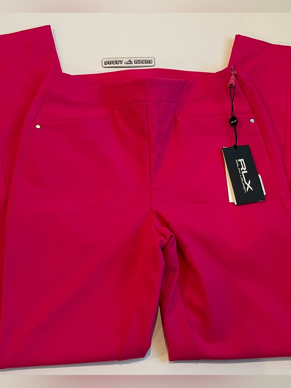 RALPH LAUREN RLX  GOLF CONCEPT 3 HOT PINK PANTS STRETCH